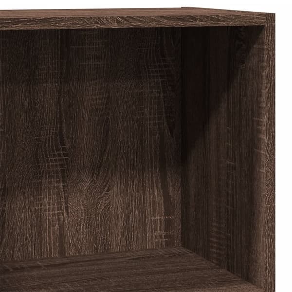 vidaXL bogreol 40x24x76 cm konstrueret træ brun egetræsfarve