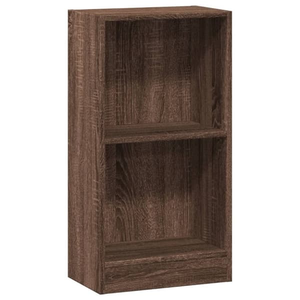 vidaXL bogreol 40x24x76 cm konstrueret træ brun egetræsfarve
