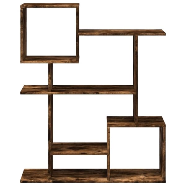 vidaXL bogreol/rumdeler 92x29x112 cm konstrueret træ røget eg