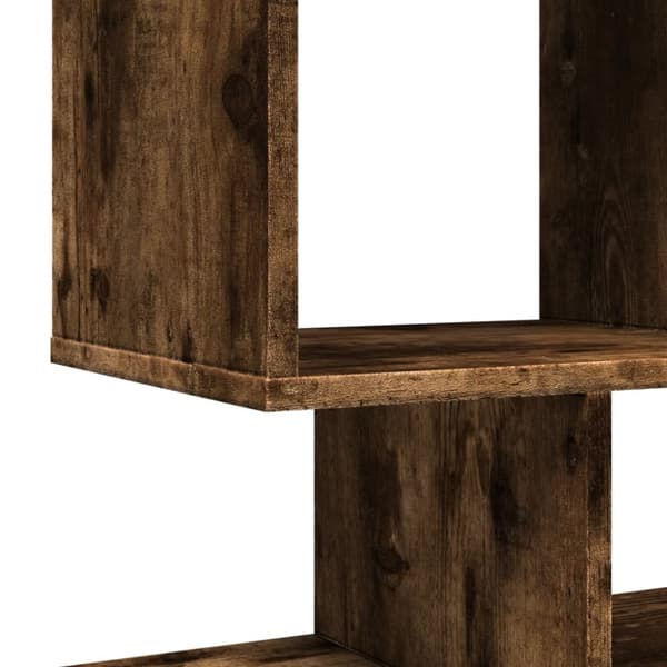 vidaXL bogreol/rumdeler 92x29x112 cm konstrueret træ røget eg