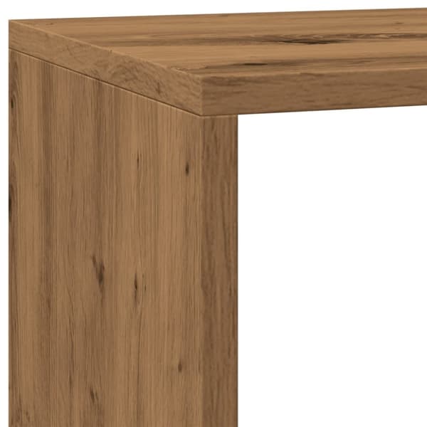 vidaXL bogreol/rumdeler 137,5x29x103,5 cm konstrueret træ kunsteg