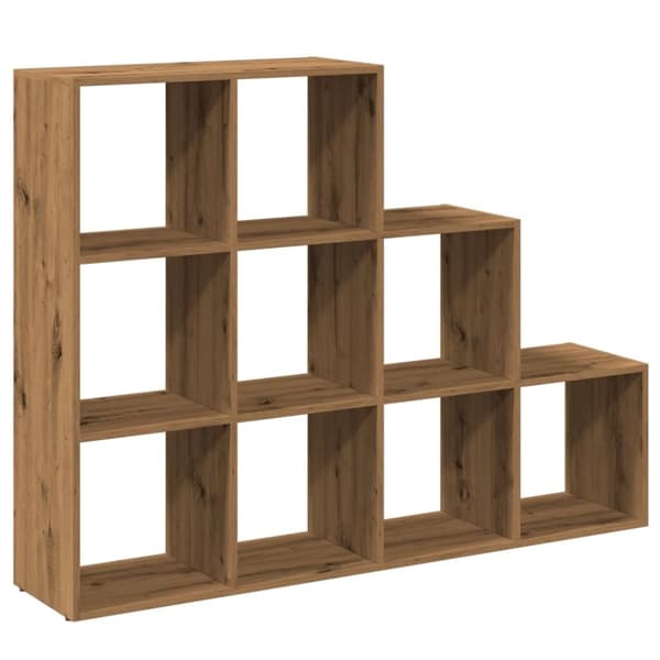vidaXL bogreol/rumdeler 137,5x29x103,5 cm konstrueret træ kunsteg