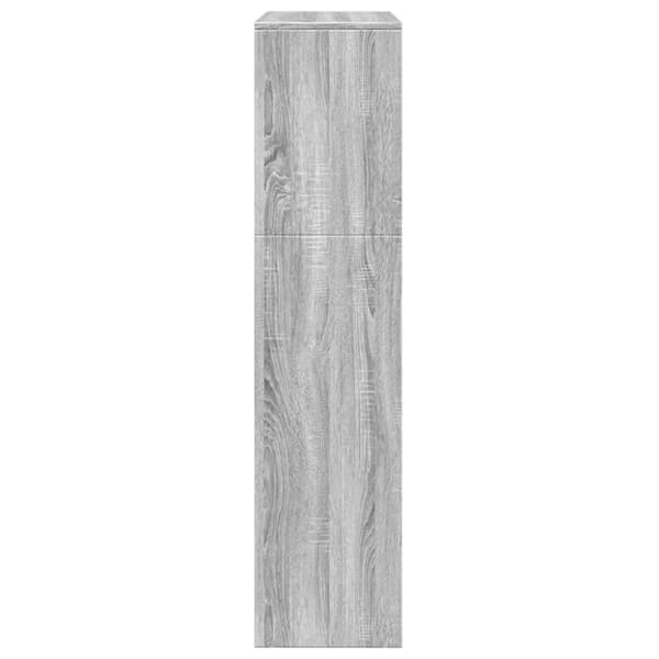 vidaXL bogreol/rumdeler 123x29x123 cm 3 niveauer konstrueret træ
