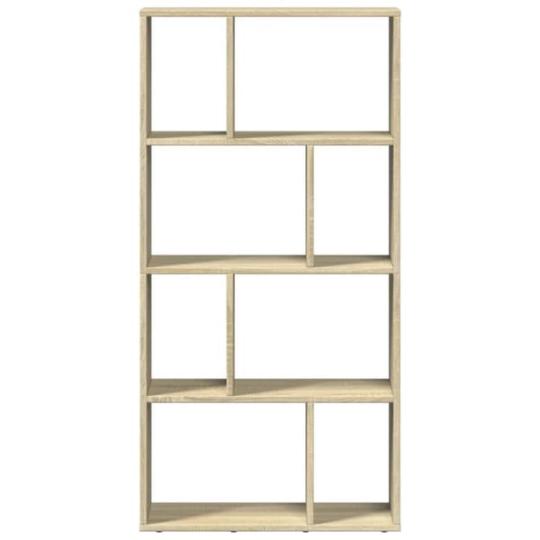 vidaXL bogreol 60x20x120 cm konstrueret træ sonoma-eg