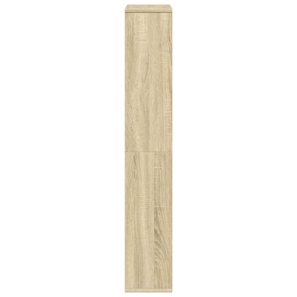 vidaXL bogreol 60x20x120 cm konstrueret træ sonoma-eg