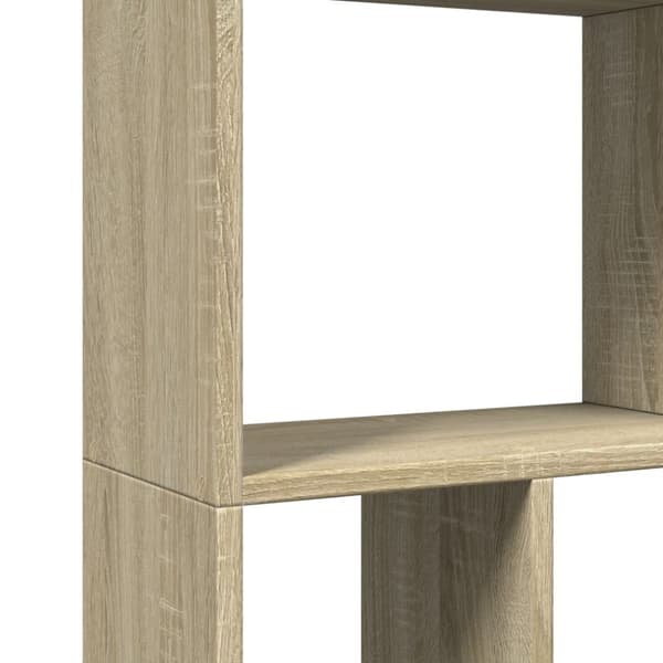 vidaXL bogreol 60x20x120 cm konstrueret træ sonoma-eg