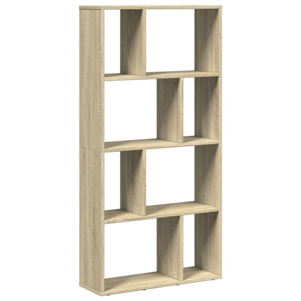 vidaXL bogreol 60x20x120 cm konstrueret træ sonoma-eg