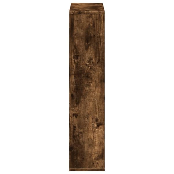 vidaXL bogreol 63x20x90 cm konstrueret træ røget egetræsfarve