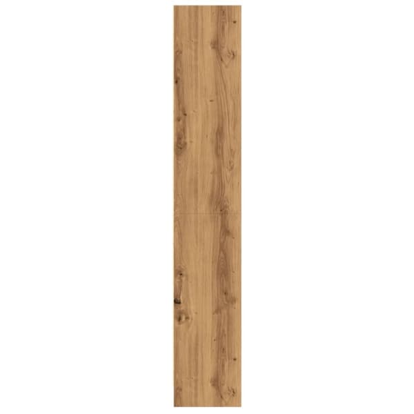 vidaXL bogreol 60x24x143 cm konstrueret træ egetræsfarvet