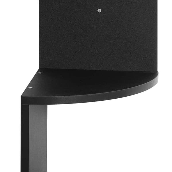 Rootz 5-kerroksinen kulmahylly - Kelluva hylly - Kirjahylly - Tilava säilytystila - 25 cm x 156 cm x 25 cm - Valmistettu MDF:stä (E1) - PVC-viilu