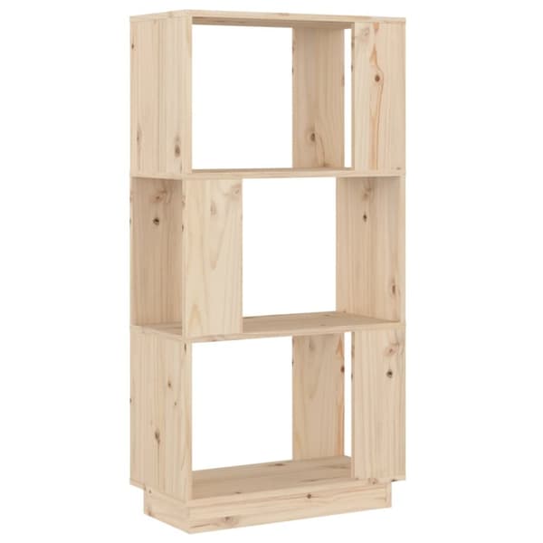 Bokhylla/rumsavdelare 51x25x70 cm massiv furu