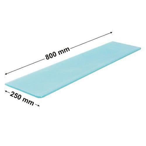 Home System Home Satin hyllsystem i härdat glas 250mm x 800mm - 782580TS
