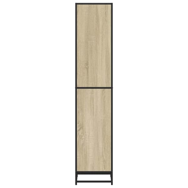 vidaXL Bokhylla sonoma-ek 40x35x170,5 cm konstruerat trä