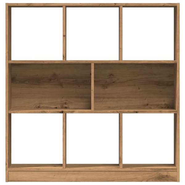 vidaXL Bokhylle artisan eik 97,5x29,5x100 cm konstruert tre
