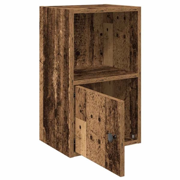 vidaXL bogreol 31x24x52 cm konstrueret træ antikt træ