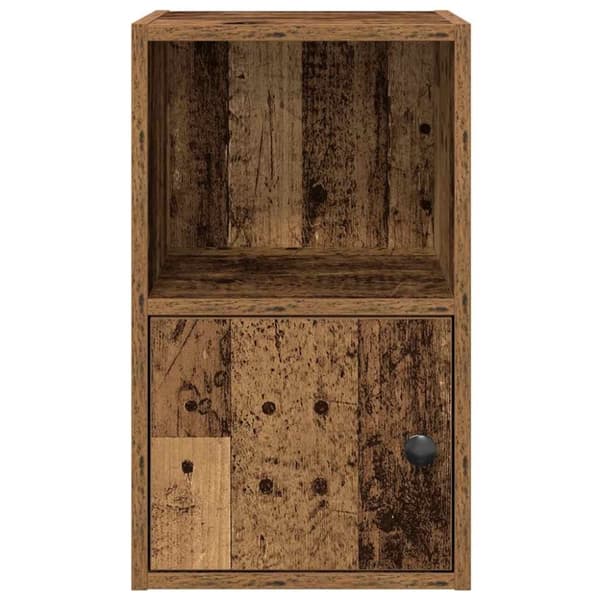 vidaXL bogreol 31x24x52 cm konstrueret træ antikt træ
