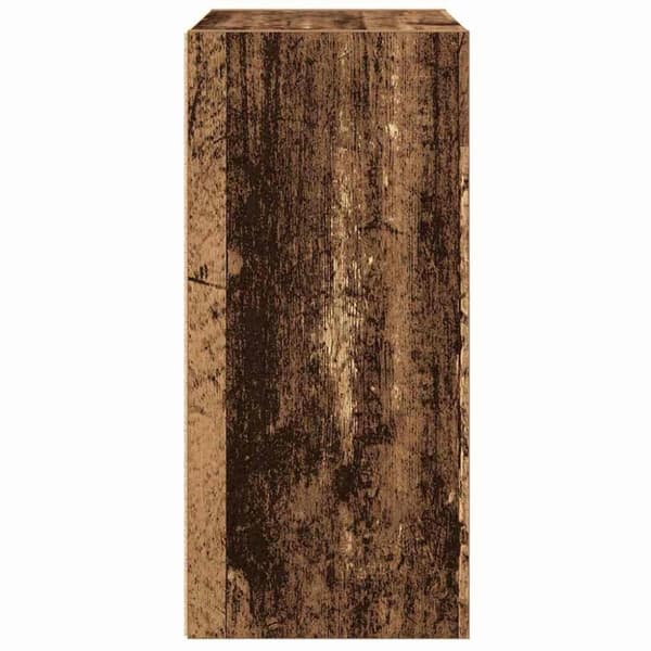 vidaXL bogreol 31x24x52 cm konstrueret træ antikt træ