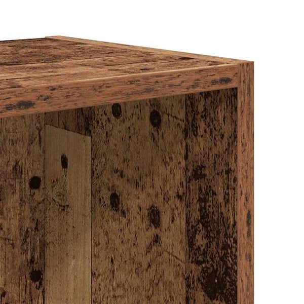 vidaXL bogreol 31x24x52 cm konstrueret træ antikt træ