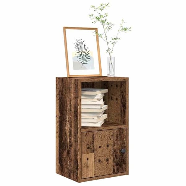 vidaXL bogreol 31x24x52 cm konstrueret træ antikt træ