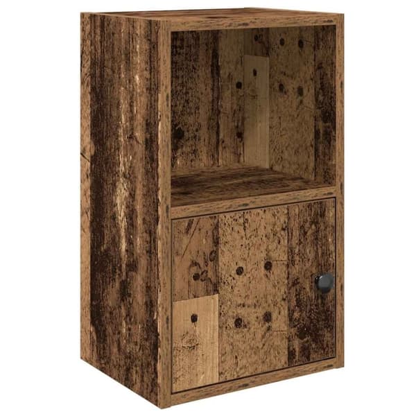 vidaXL bogreol 31x24x52 cm konstrueret træ antikt træ