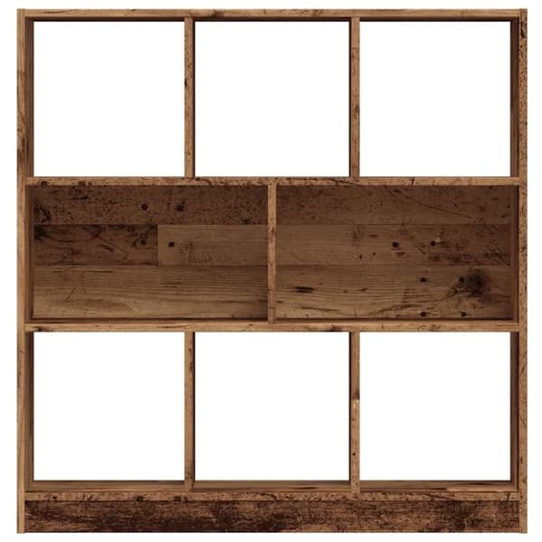 vidaXL Bokhylle gammelt tre 97,5x29,5x100 cm konstruert tre