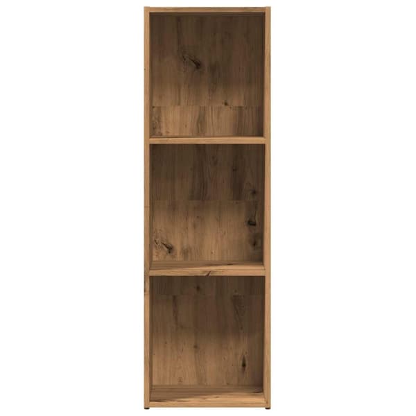 vidaXL bogskab 36x30x114 cm konstrueret træ kunsteg