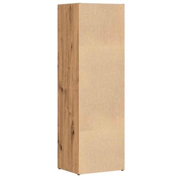 vidaXL bogskab 36x30x114 cm konstrueret træ kunsteg