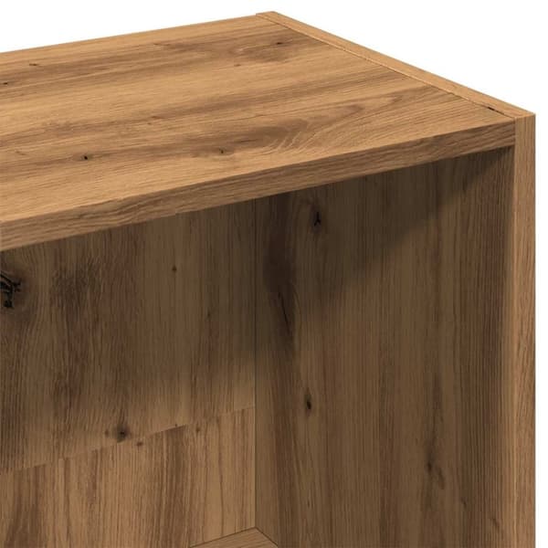 vidaXL bogskab 36x30x114 cm konstrueret træ kunsteg