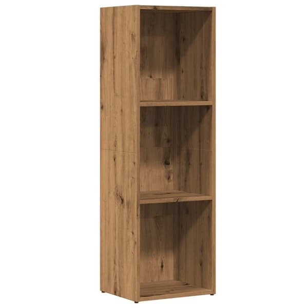 vidaXL bogskab 36x30x114 cm konstrueret træ kunsteg
