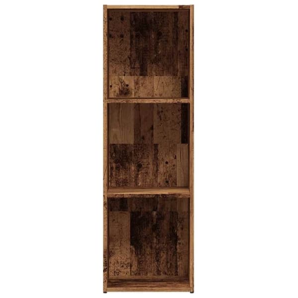 vidaXL Bogskab gammelt træ 36x30x114 cm konstruktionstræ