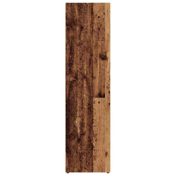 vidaXL Bogskab gammelt træ 36x30x114 cm konstruktionstræ