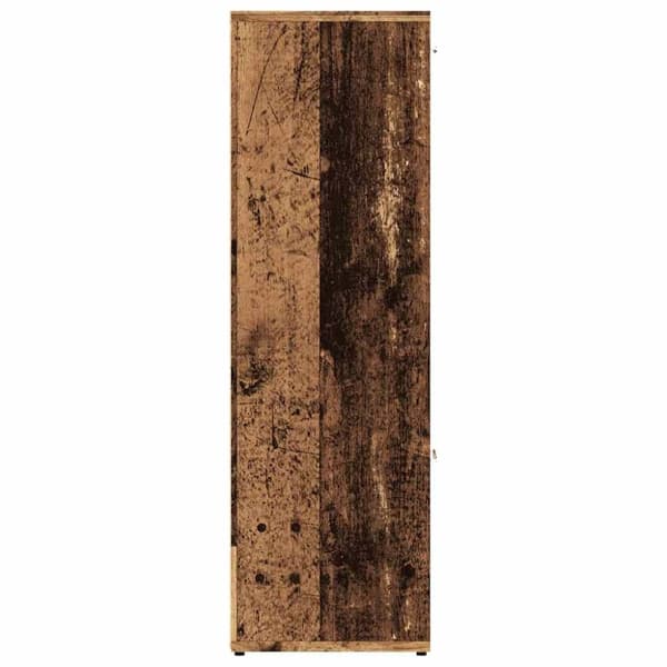 vidaXL Bokhylla åldrat trä 90x28x90 cm konstruerat trä