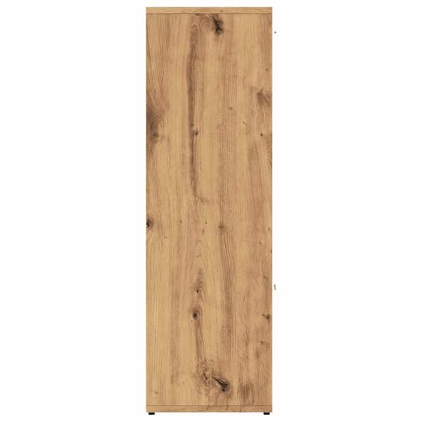 vidaXL Kirjahylly artesaani tammi 90x28x90 cm tekninen puu ja rauta