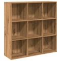 Miniatyrbilde 3 av 11: vidaXL Bokhylle artisan eik 98x29x97,5 cm