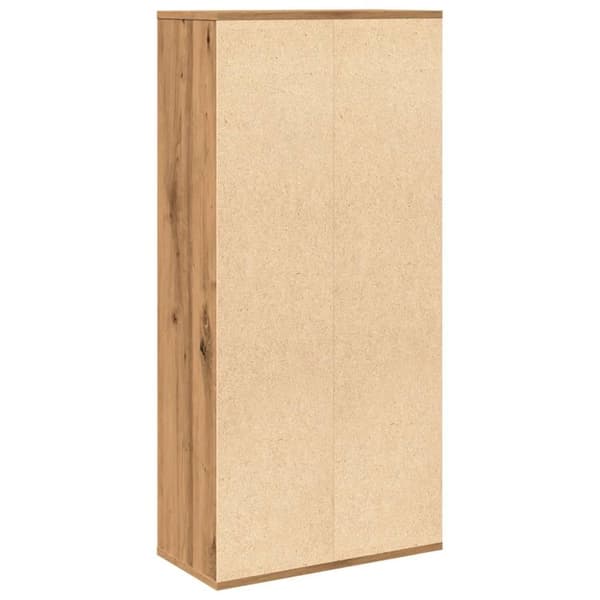 vidaXL Bokhylle artisan eik 50x25x104 cm