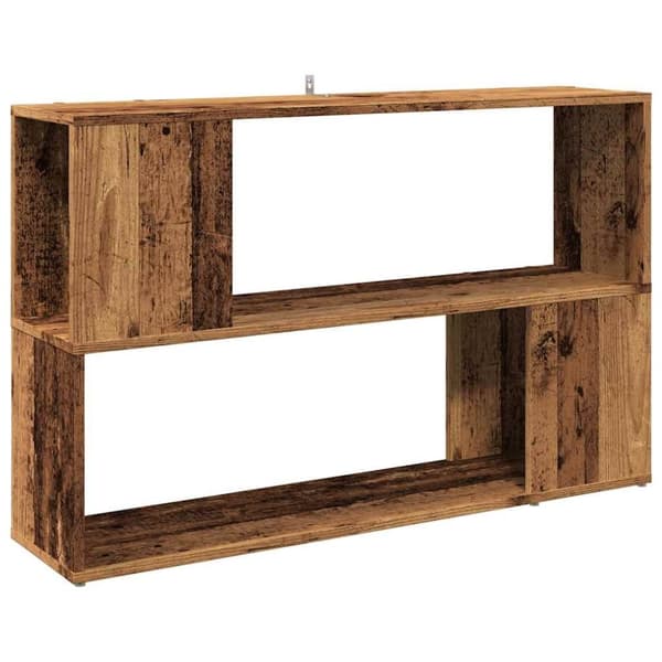 vidaXL Bokhylle gammelt tre 100x24x63 cm konstruert tre