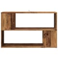 Miniatyrbilde 5 av 11: vidaXL Bokhylle gammelt tre 100x24x63 cm konstruert tre