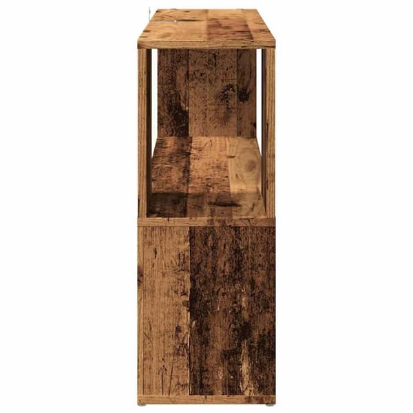 vidaXL Bokhylle gammelt tre 100x24x63 cm konstruert tre