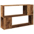 Miniatyrbilde 7 av 11: vidaXL Bokhylle gammelt tre 100x24x63 cm konstruert tre