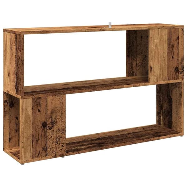 vidaXL Bokhylle gammelt tre 100x24x63 cm konstruert tre