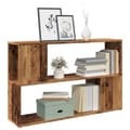 Miniatyrbilde 2 av 11: vidaXL Bokhylle gammelt tre 100x24x63 cm konstruert tre