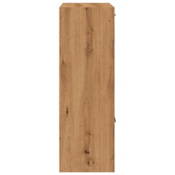vidaXL bogreol 60,5x30x90 cm konstrueret træ kunsteg