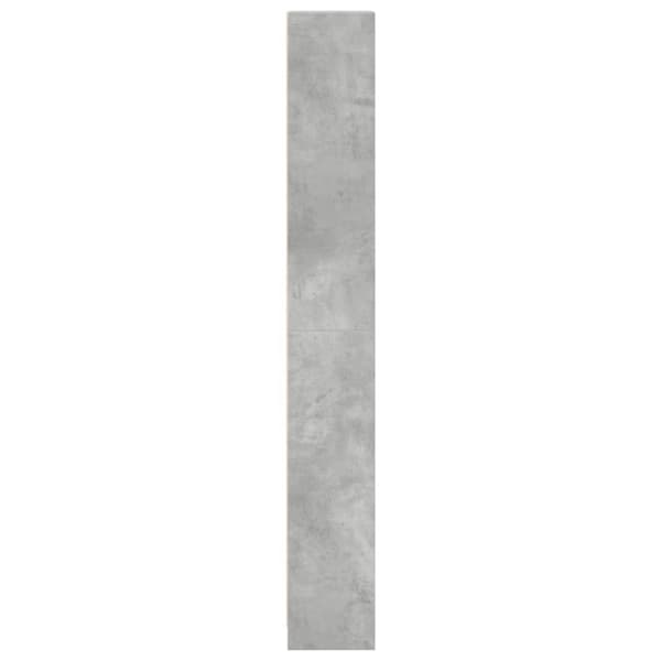 vidaXL Kirjahylly betoninharmaa 40x24x176 cm tekninen puu