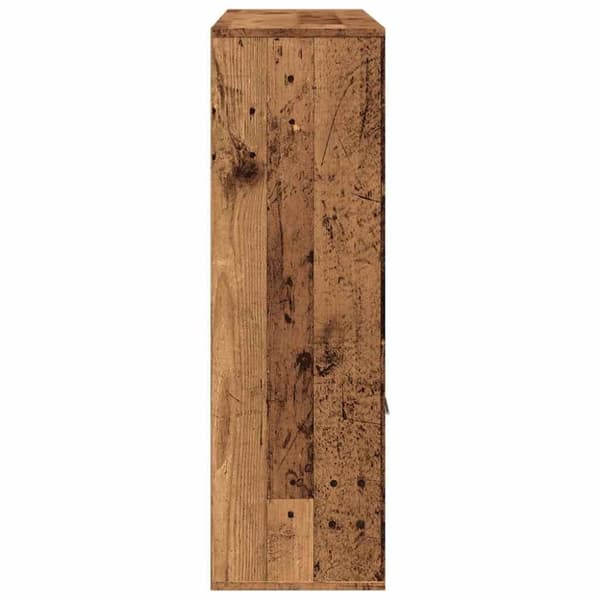 vidaXL Bokhylle gammelt tre 98x29x97,5 cm konstruert tre