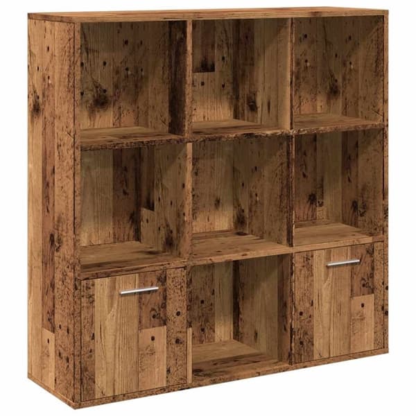 vidaXL Bokhylle gammelt tre 98x29x97,5 cm konstruert tre