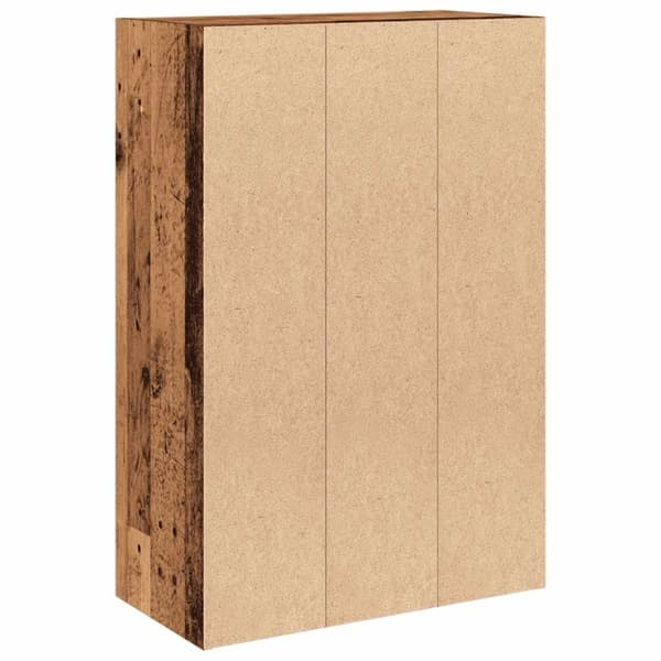 vidaXL Bokhylle gammelt tre 60,5x30x90 cm konstruert tre