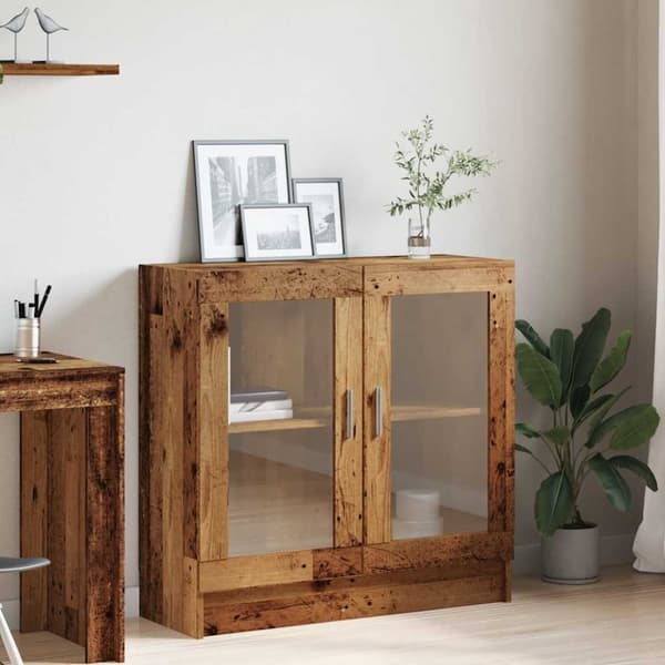 vidaXL Bokhylle gammelt tre 82,5x30,5x80 cm konstruert tre