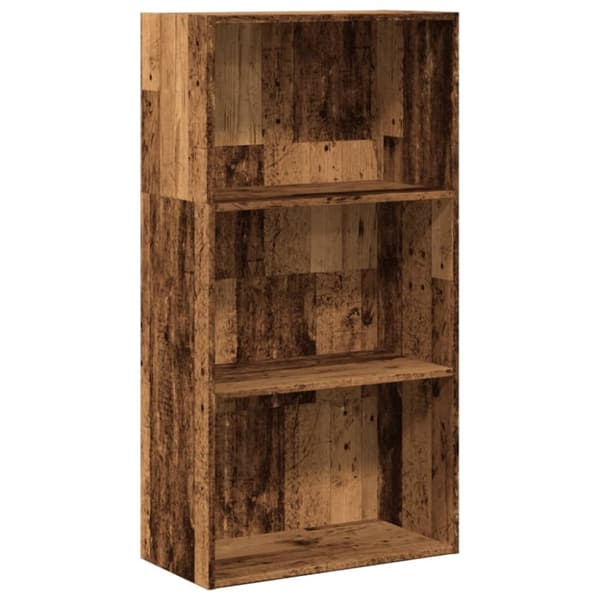 vidaXL bogreol 60x30x114 cm konstrueret træ antikt træ