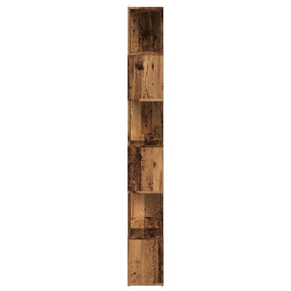 vidaXL bogreol/rumdeler 60x24x186 cm antikt træ