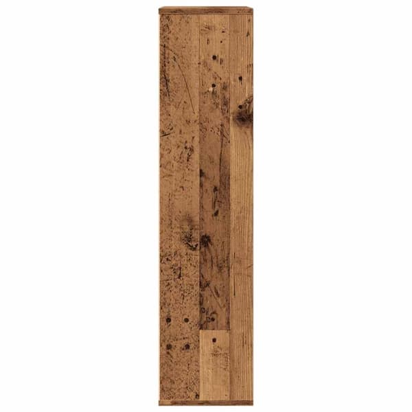 vidaXL bogskab 50x25x104 cm antikt trælook